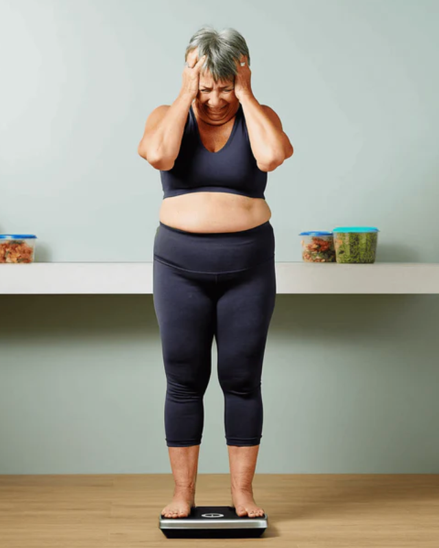 Votre poids ne bouge pas, même lorsque vous mangez sainement et faites du sport.